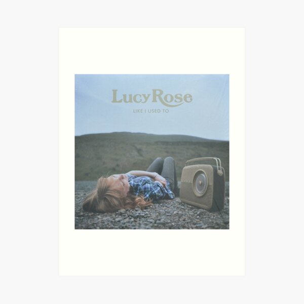Lucy Rose - like i used to LP Sleeve artwork Fan art Art Print