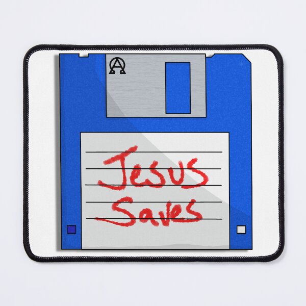Item preview, Jesus Saves Floppy Disk designed and sold by KulturVultur.