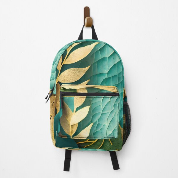 Item preview, Leaf, Leaves, Forest, Foliage, Nature, Tree, Plants, Gold, Layered Paper, Paper Cut, Teal, Green, Dark Green, Light Green designed and sold by Golden-Feathers.