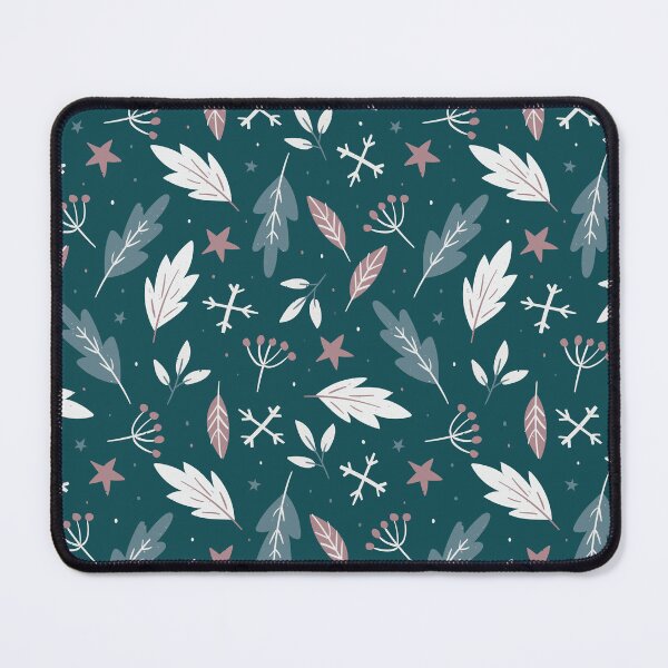 Item preview, Greenish Blue Leaves Pattern designed and sold by Studio Vickn.