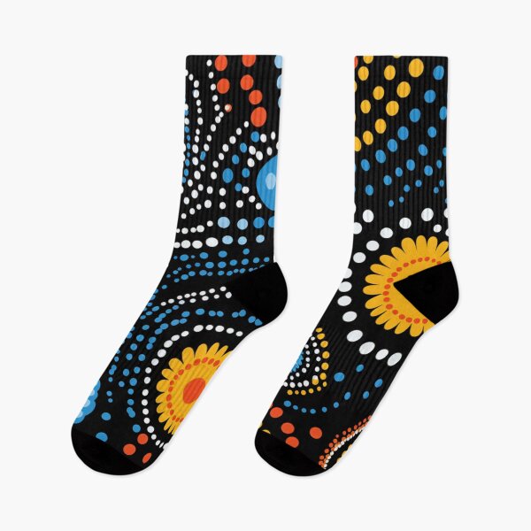 Item preview, Vibrant Dreamtime - Aboriginal Dot Painting Inspired Artwork designed and sold by Nicholas Panek.