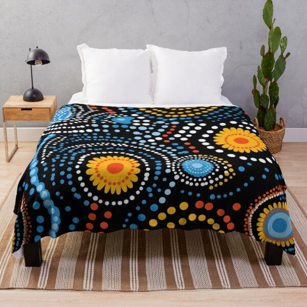 Item preview, Vibrant Dreamtime - Aboriginal Dot Painting Inspired Artwork designed and sold by Nicholas Panek.