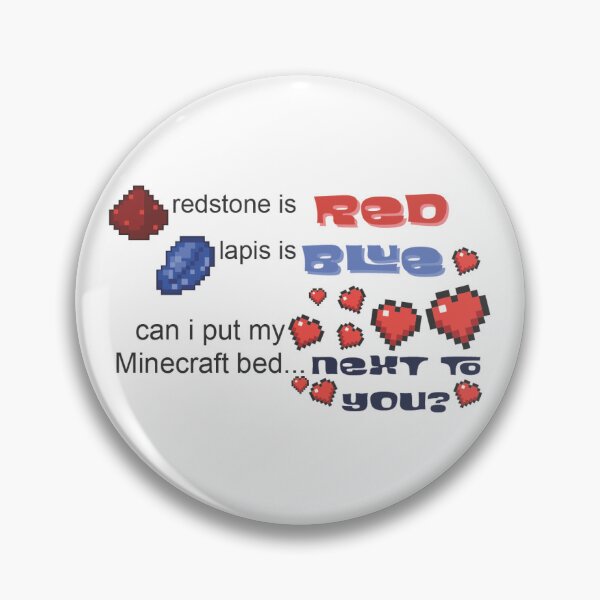 Item preview, Valentines Day - Redstone is red, Lapis is blue designed and sold by beccabackwards.
