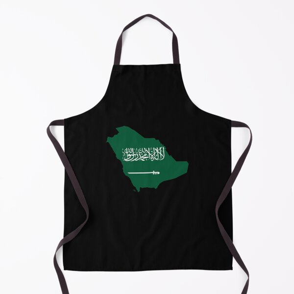 Item preview, Flag Map of Saudi Arabia designed and sold by feether-store.