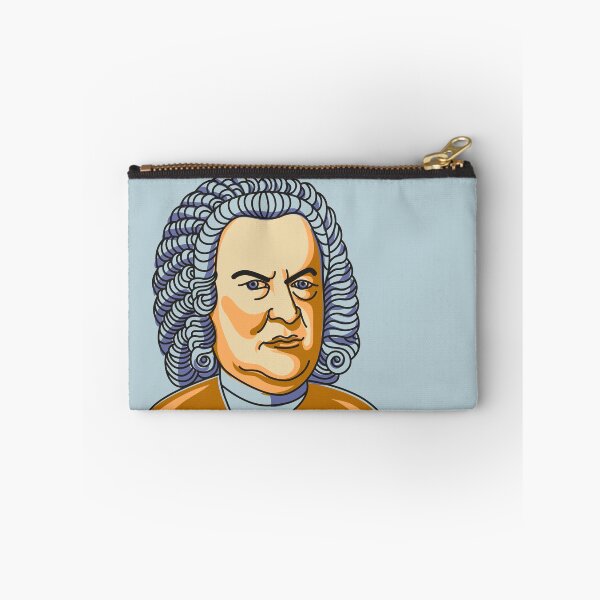 Item preview, Johann Sebastian Bach - Famous classic musician Illustration in vector style designed and sold by GreissDesign.