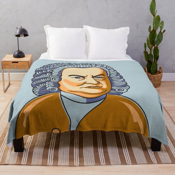 Item preview, Johann Sebastian Bach - Famous classic musician Illustration in vector style designed and sold by GreissDesign.