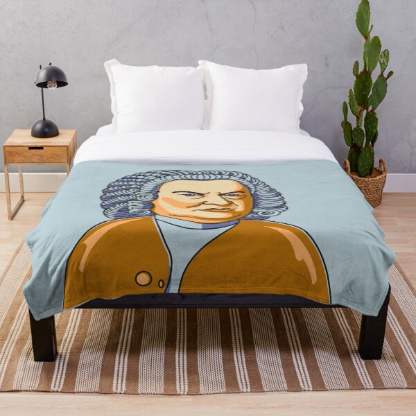Item preview, Johann Sebastian Bach - Famous classic musician Illustration in vector style designed and sold by GreissDesign.