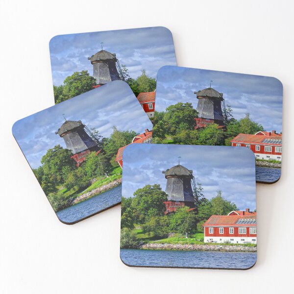 Item preview, Red buildings in Stockholm 3 The old Windmill designed and sold by RosRidleyPhoto.