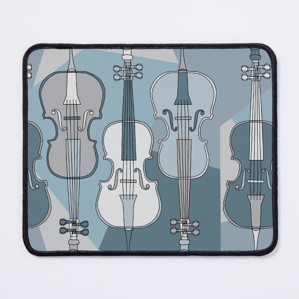 Item preview, Blue Gray Cello Pattern designed and sold by BartholGraphics.