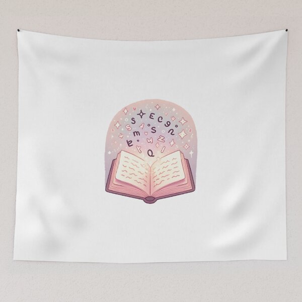Item preview, Enchanted Book of Floating Letters designed and sold by UmbrellaStudio1.