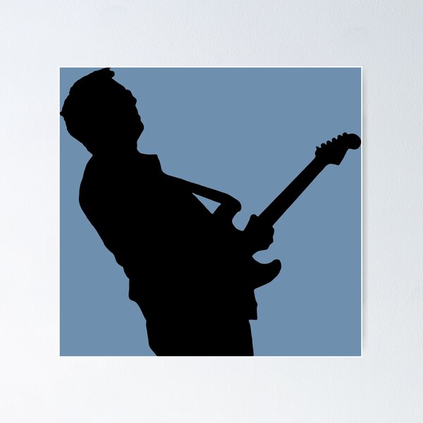 Artikel-Vorschau von Eric Clapton Gitarren-Silhouette – Schwarz, designt und verkauft von kakarikihill.