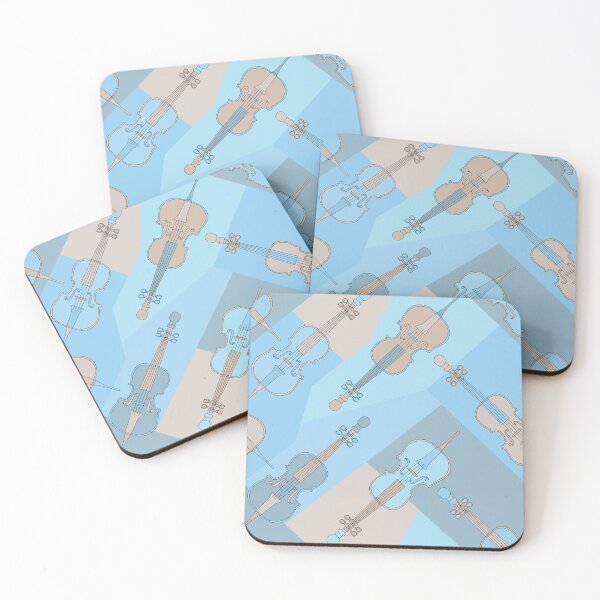 Item preview, Angled Cellos Blues designed and sold by BartholGraphics.