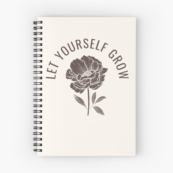 Item preview, Mental health positive affirmation quote "let yourself grow" designed and sold by NeurodiverseTea.