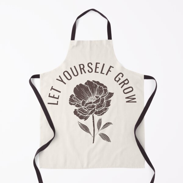 Item preview, Mental health positive affirmation quote "let yourself grow" designed and sold by NeurodiverseTea.