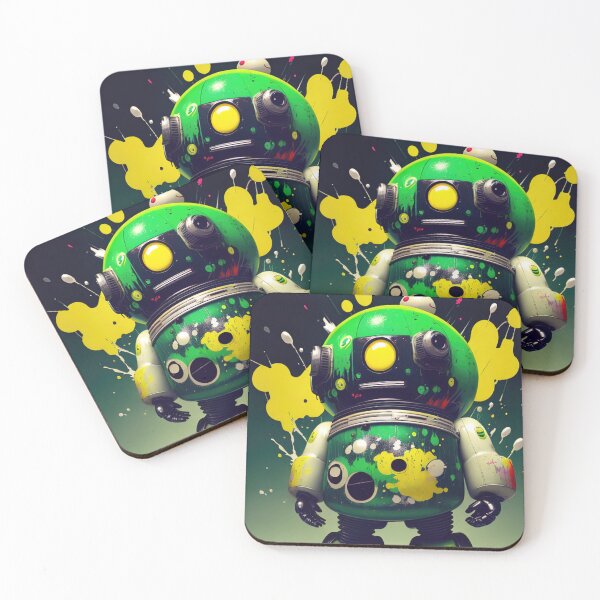 Item preview, Robot Graffitti, robot ,robotics ,robots ,technology ,art designed and sold by Cyber Kids.