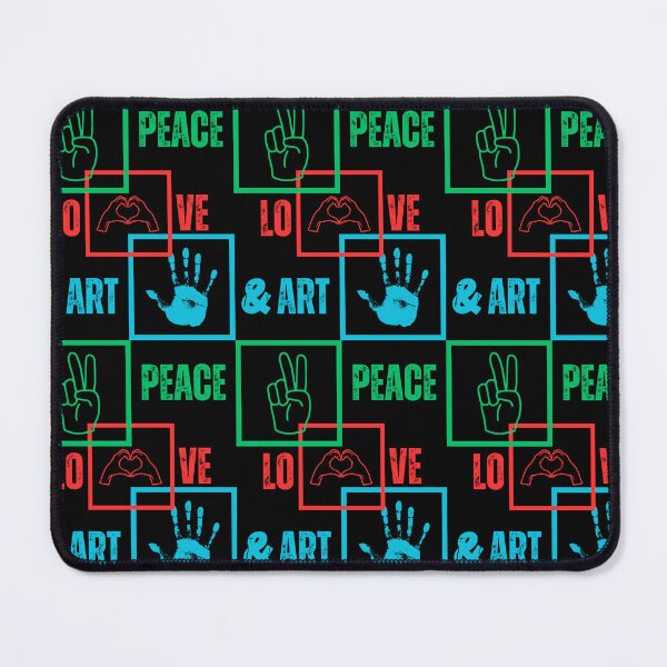 Item preview, Pease Love & Art , Motivational quotes designed and sold by blakfrog.