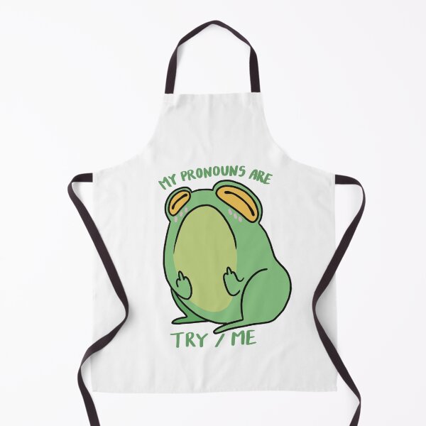 Item preview, Rude frogs - pronouns designed and sold by BirdWithHat.