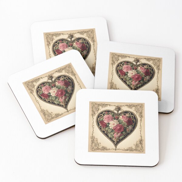 Item preview, Rose Heart - Victorian Valentines designed and sold by Courtney Fisher.