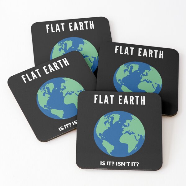 Item preview, Flat Earth, is it? Isn't it? designed and sold by SlickCity.