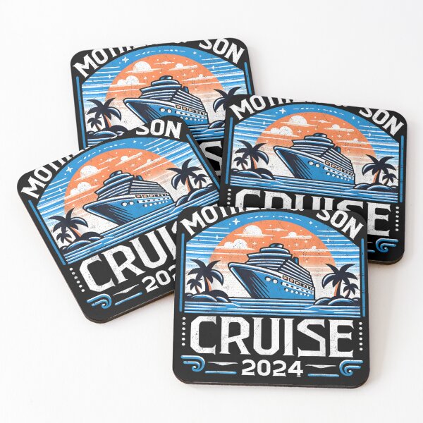 Item preview, Mother And Son Cruise 2024 Funny Family Vacation 2024 designed and sold by studiopekepeke.