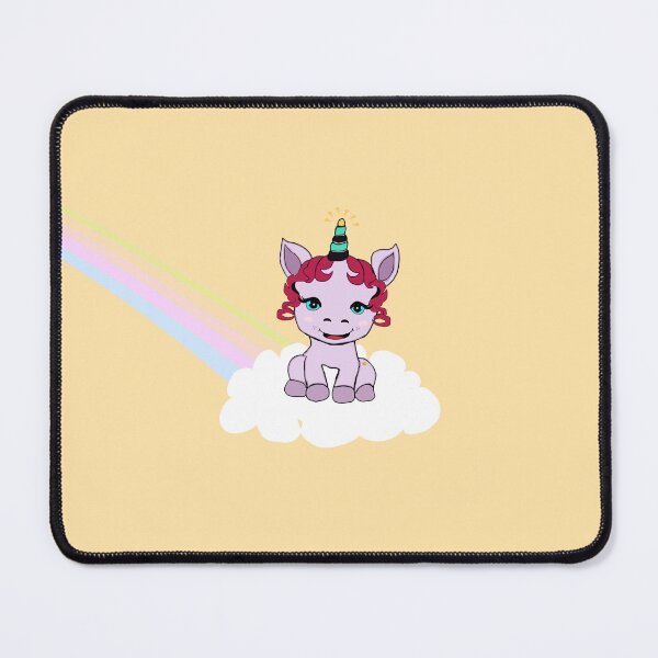Item preview, A magical unicorn floats majestically on the clouds designed and sold by Ysmn66.