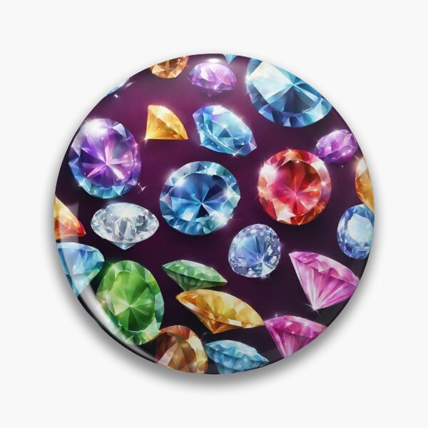 Item preview, Scattered diamonds on a purple background designed and sold by SweetRossel.