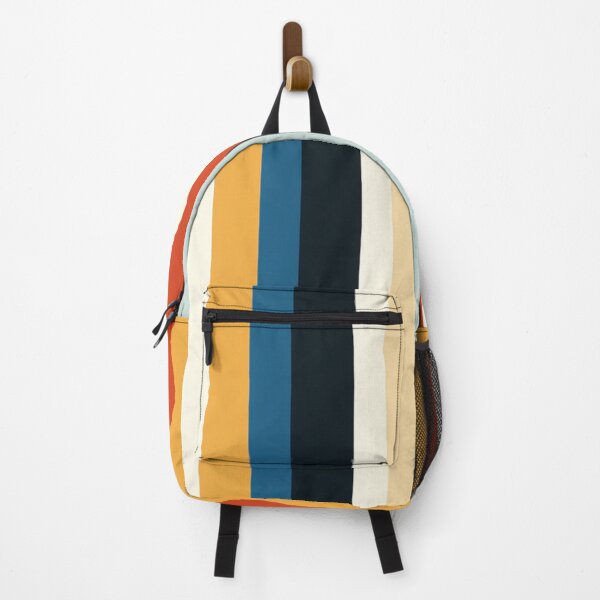 Item preview, Retro Stripe Harmony - Minimalist Vintage Color Block Design designed and sold by Nicholas Panek.
