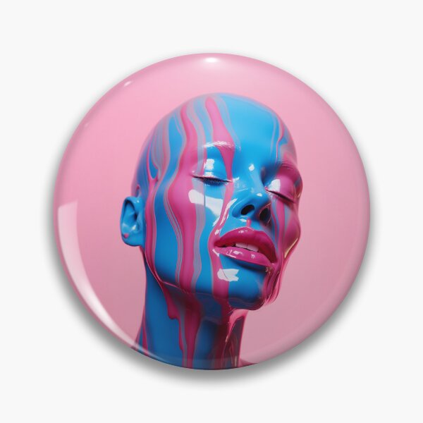 Item preview, A blue and pink painted mannequin designed and sold by VUK VESOVIC.