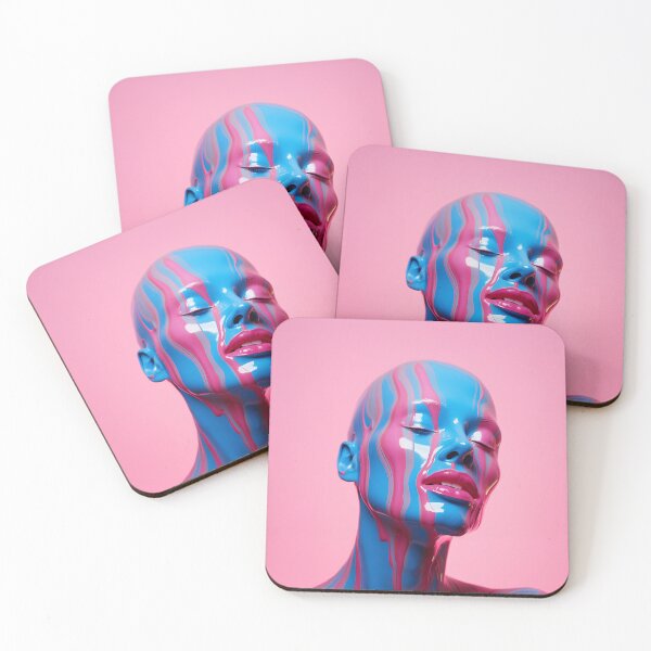 Item preview, A blue and pink painted mannequin designed and sold by VUK VESOVIC.