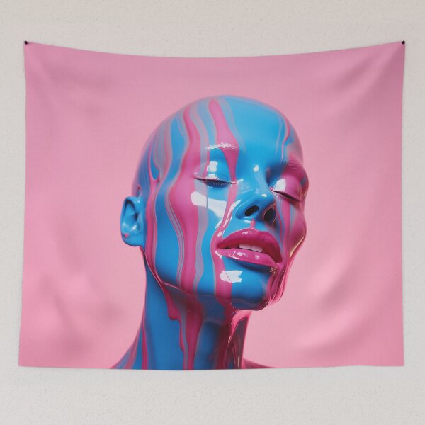 Item preview, A blue and pink painted mannequin designed and sold by VUK VESOVIC.
