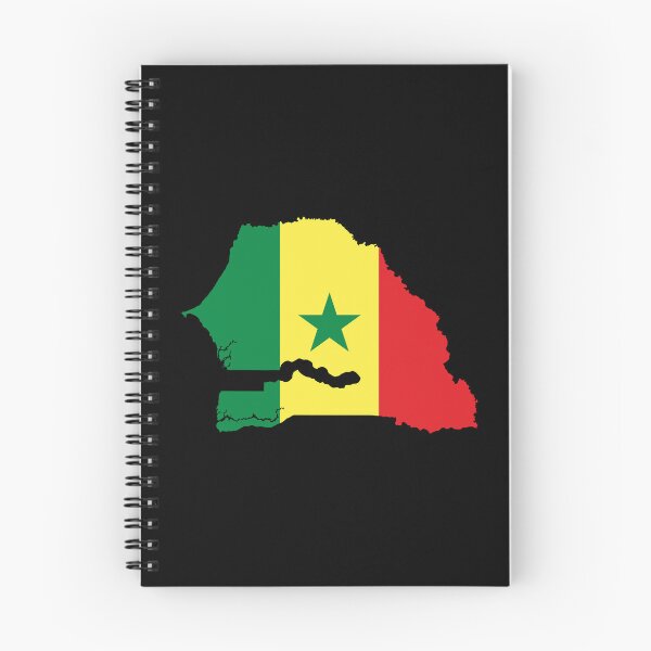 Item preview, Flag Map of Senegal designed and sold by feether-store.
