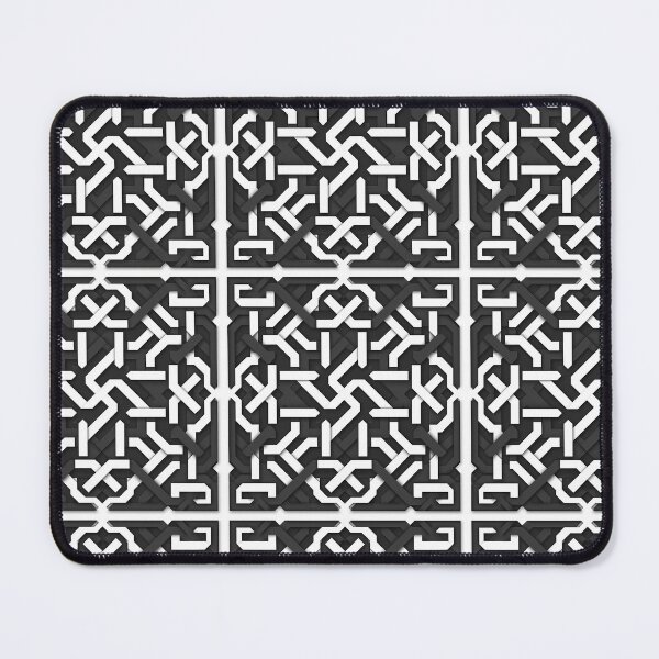 Item preview, Black and White Geometric Pattern 16 designed and sold by davidalv.