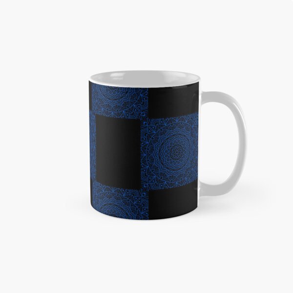 Item preview, Blue Mandala checkboard pattern designed and sold by ViYa1.