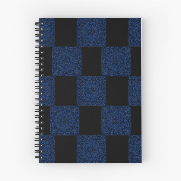 Item preview, Blue Mandala checkboard pattern designed and sold by ViYa1.