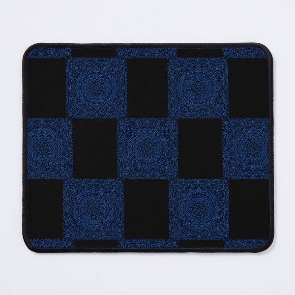 Item preview, Blue Mandala checkboard pattern designed and sold by ViYa1.