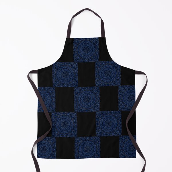 Item preview, Blue Mandala checkboard pattern designed and sold by ViYa1.