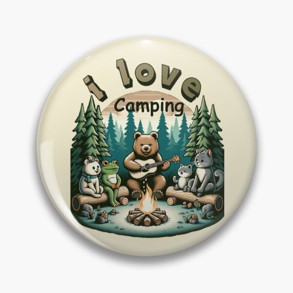 Item preview, I love camping  designed and sold by Coollzone.