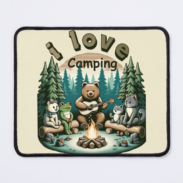 Item preview, I love camping  designed and sold by Coollzone.