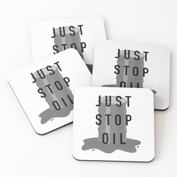 Item preview, Just Stop Oil Stickers designed and sold by CANDYFrog.