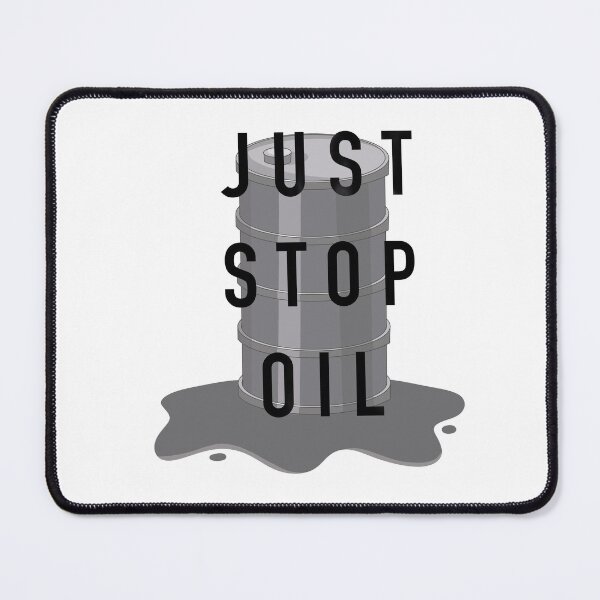 Item preview, Just Stop Oil Stickers designed and sold by CANDYFrog.