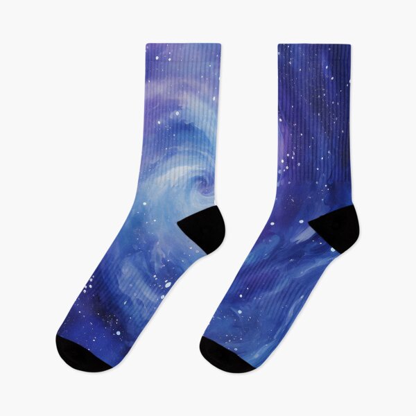 Item preview, Galactic Swirl Cosmic Dance in Indigo designed and sold by PleasingVisuals.