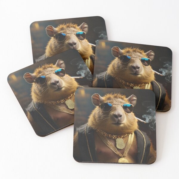 Item preview, Capybara Bling Buddy designed and sold by NeatThingLover.