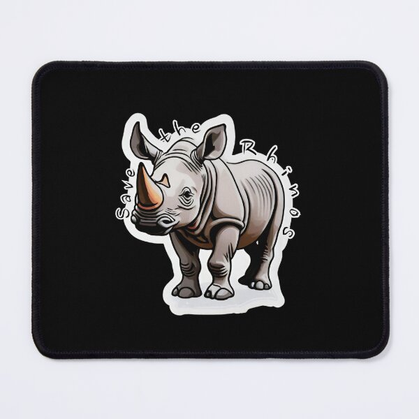 Item preview, Rhinoceros (Save the Rhinos) designed and sold by ViaNature.