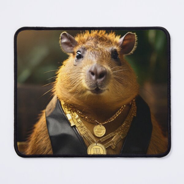 Item preview, Capybara Gold Buddy designed and sold by NeatThingLover.