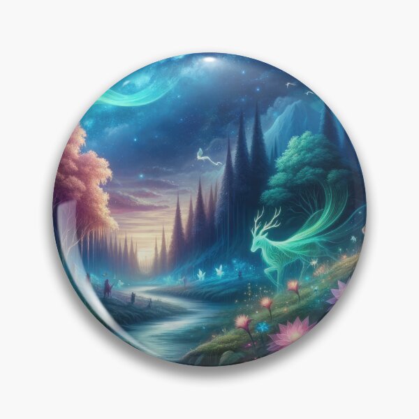 Item preview, Enchanted Night in a Mystical Forest designed and sold by SunkenCost.
