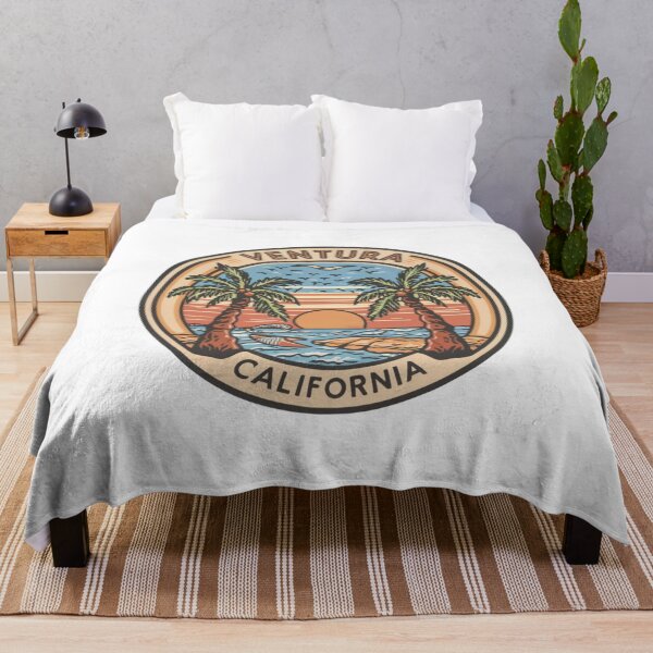 Item preview, Ventura, California | Palm trees with coconuts and the sea  designed and sold by CircinusStore.