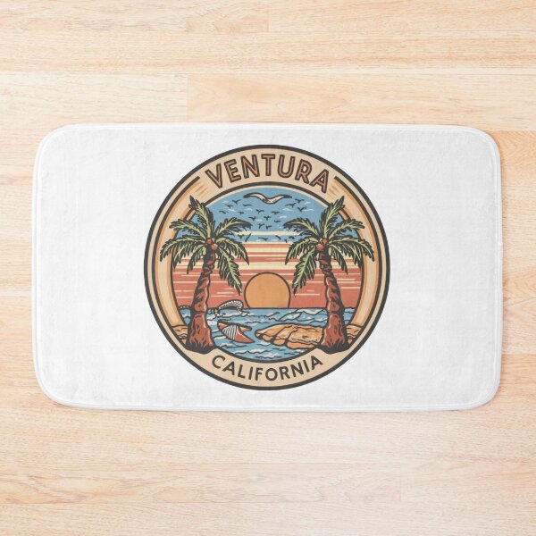 Item preview, Ventura, California | Palm trees with coconuts and the sea  designed and sold by CircinusStore.