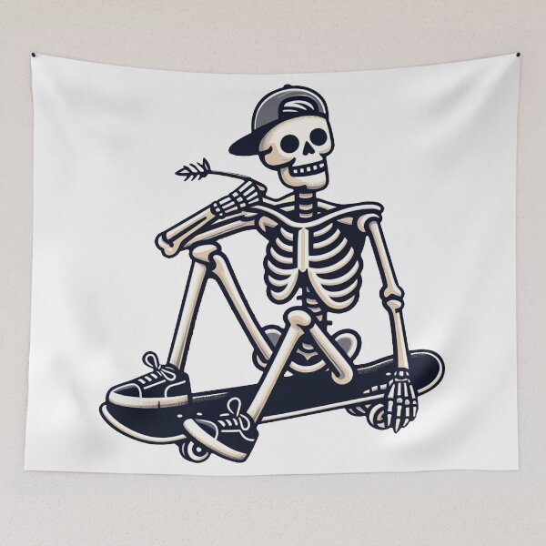 Item preview, Skull skate on skateboard designed and sold by revsdesign.