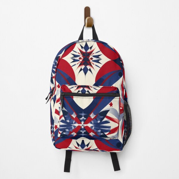 Item preview, Star-Spangled Symmetry - Patriotic American Kaleidoscope Pattern designed and sold by Nicholas Panek.