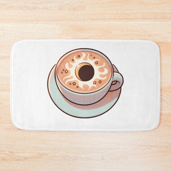 Item preview, Eclipse Latte Art in Coffee Cup designed and sold by UmbrellaStudio1.